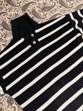 Vestido de punto a rayas Talla L