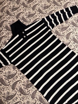 Vestido de punto a rayas Talla L