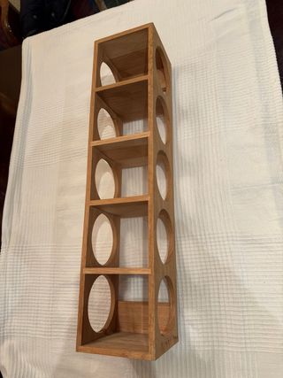 Botellero de madera