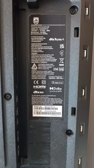 Televisor Philips OLED averiado