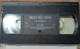 VHS Backstreet Boys - Live in Concert + Regalo