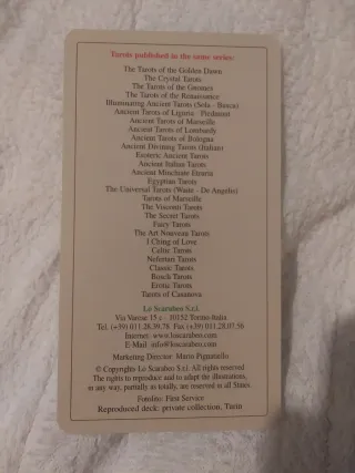 Tarot Italiano Antichi Tarocchi