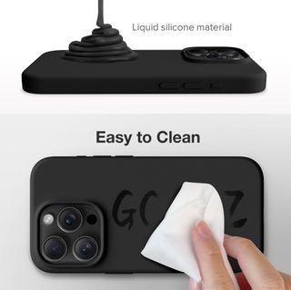 Custodia in silicone per iPhone 15 Pro Max Magsafe