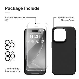 Custodia in silicone per iPhone 15 Pro Max Magsafe