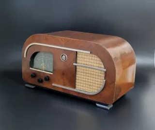 Radio antigua Sonnorclair año 1939 línea Art Deco