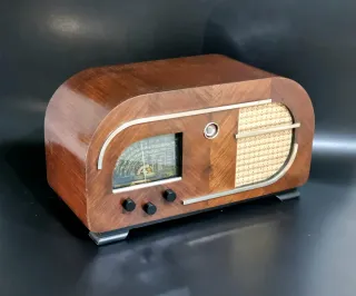 Radio antigua Sonnorclair año 1939 línea Art Deco