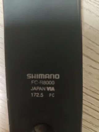 Bielas Shimano Ultegra R8000. 172.5