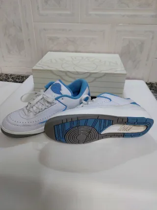 Nike Air Jordan 2 Retro Low Azul Blanco