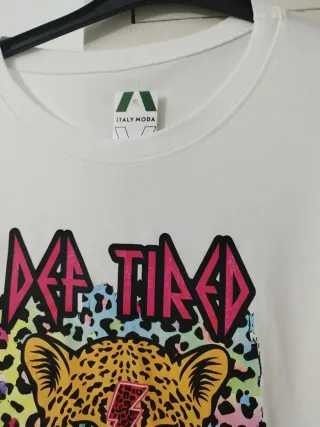 Camiseta Oversize Leopardo Dee Tired