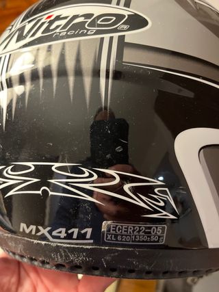Casco Nitro Racing Motocross