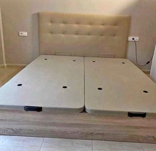 Canapé abatible con colchón y cabezal