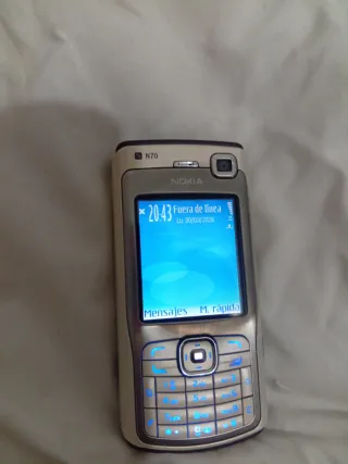 Nokia N70 Plata/Blanco