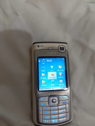 Nokia N70 Plata/Blanco