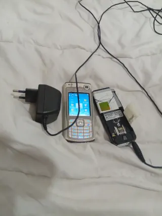 Nokia N70 Plata/Blanco