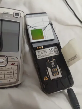 Nokia N70 Plata/Blanco