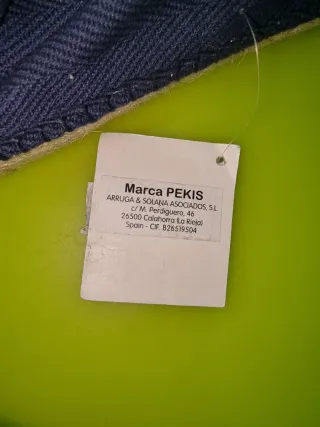 Alpargatas Pekis Azul y Beige