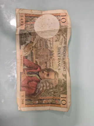 Billete 10 Francos Franceses