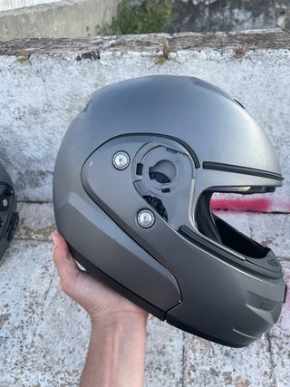 Casco de moto Nolan gris