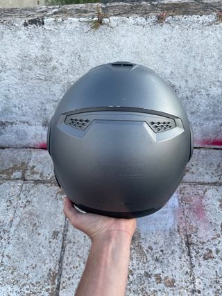 Casco de moto Nolan gris