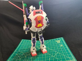 Robot Gundam X Evangelion stampato in 3D