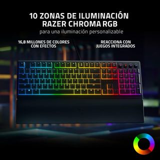 Tastiera da gioco ibrida RGB Razer Ornata V3