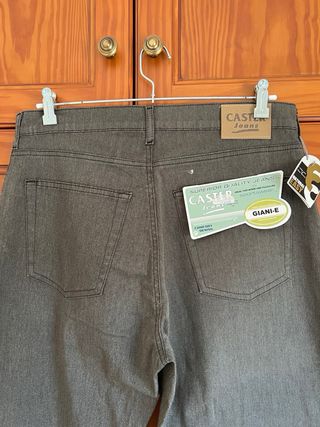 Pantalón Caster Jeans Giani-E Gris Talla 42