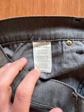 Pantalón Caster Jeans Giani-E Gris Talla 42