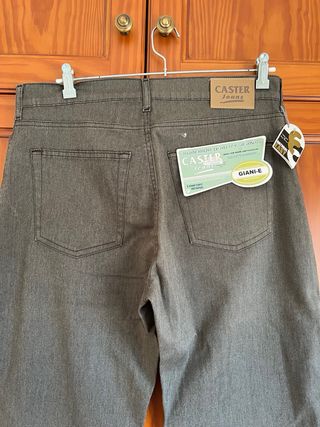 Pantalón Caster Jeans Giani-E Gris Talla 42
