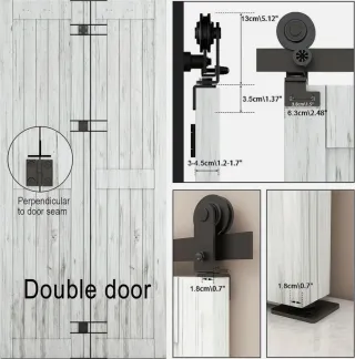 Guías para puerta corredera plegable ✅