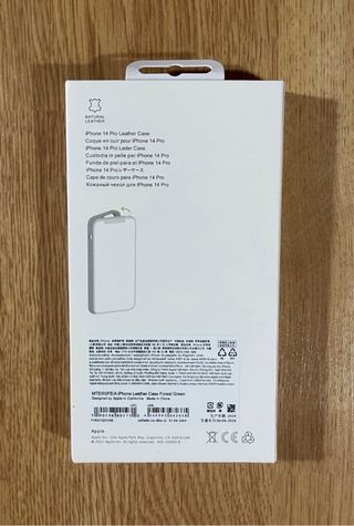 Funda iPhone 14 Pro de piel original de Apple