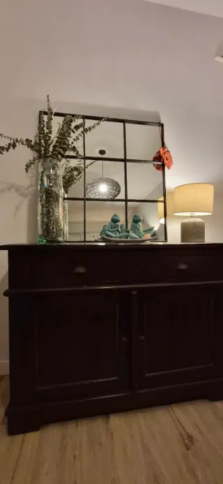 Mueble buffet madera colonial