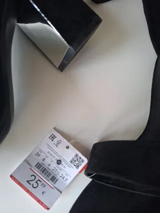 Sandalias tacón cuadrado negras