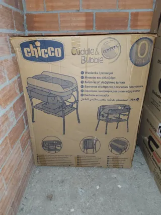 Bañera y cambiador Chicco Cuddle & Bubble