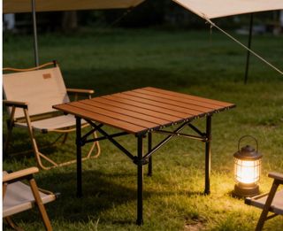 Mesa Plegable Portátil con Altura Ajustable, Liger