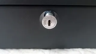 Cassaforte Cathedral in metallo grigio