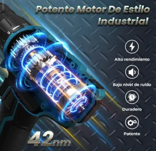 Taladro Inalámbrico 2 Baterías Nuevo