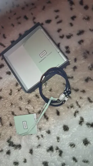 Pulsera Tous Doble Azul y Plata
