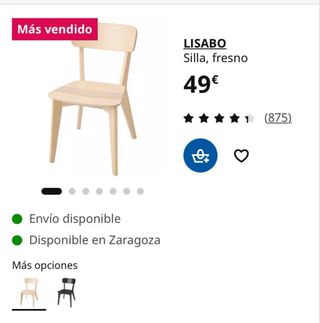 Sillas de madera Ikea nuevas