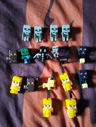 Muñecos Minecraft