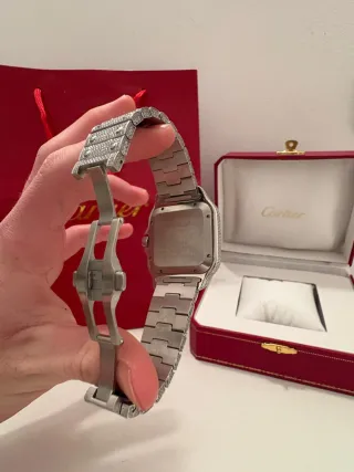 Reloj Cartier Moissanite VVS FULL ICED