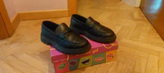 Mocasines Escolares Paola Negro