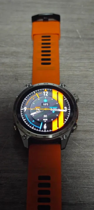 Smartwatch HD300 PRO Naranja/Plata
