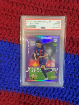 Cromo Lamine Yamal Master Rookie PSA 10