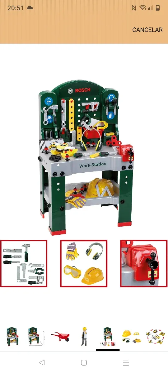 Theo Klein 8513 Estación de trabajo Bosch