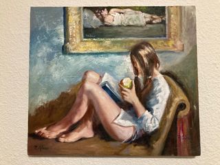 Cuadro Lienzo pintado a mano