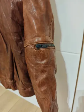 Cazadora Cuero Miguel Herrero Talla 54
