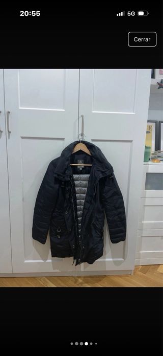 Abrigo Peuterey Talla 40 con cuello de pelo