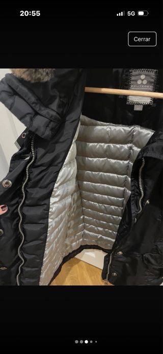 Abrigo Peuterey Talla 40 con cuello de pelo