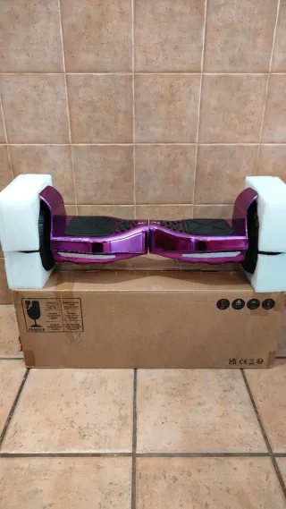 Hoverboard todo terreno violeta
