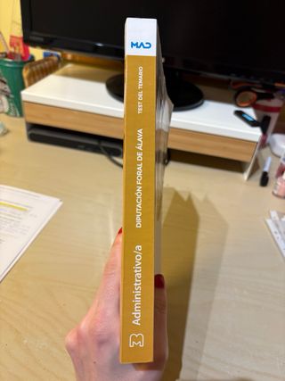 Libro test Administrativo OPE Diputacion Álava